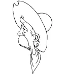 Wild West kleurplaat 24